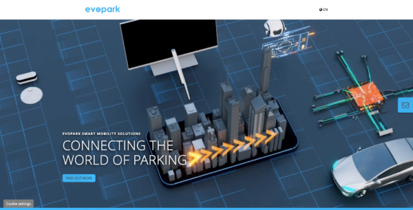 Evopark Landingpage Desktop